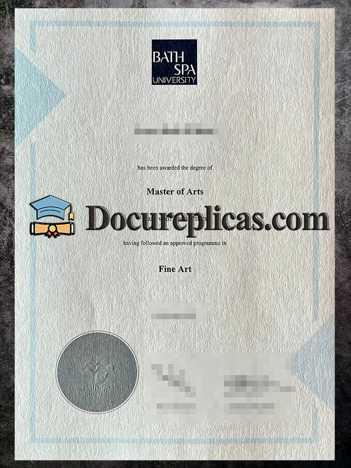 purchase realistic Bath Spa University diploma