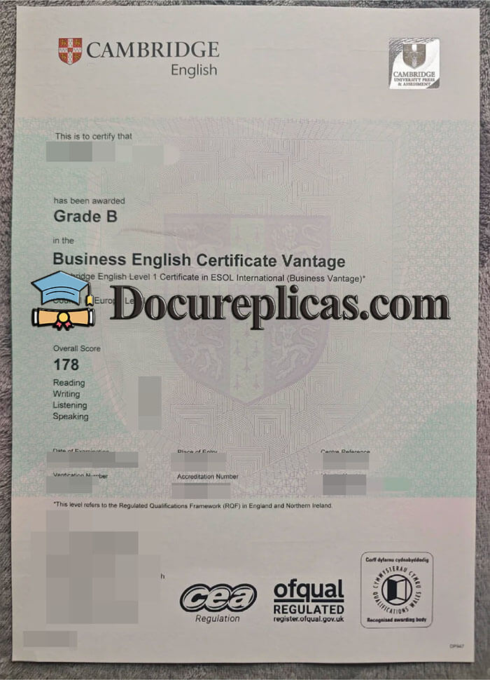 purchase realistic Cambridge Business English Certificate
