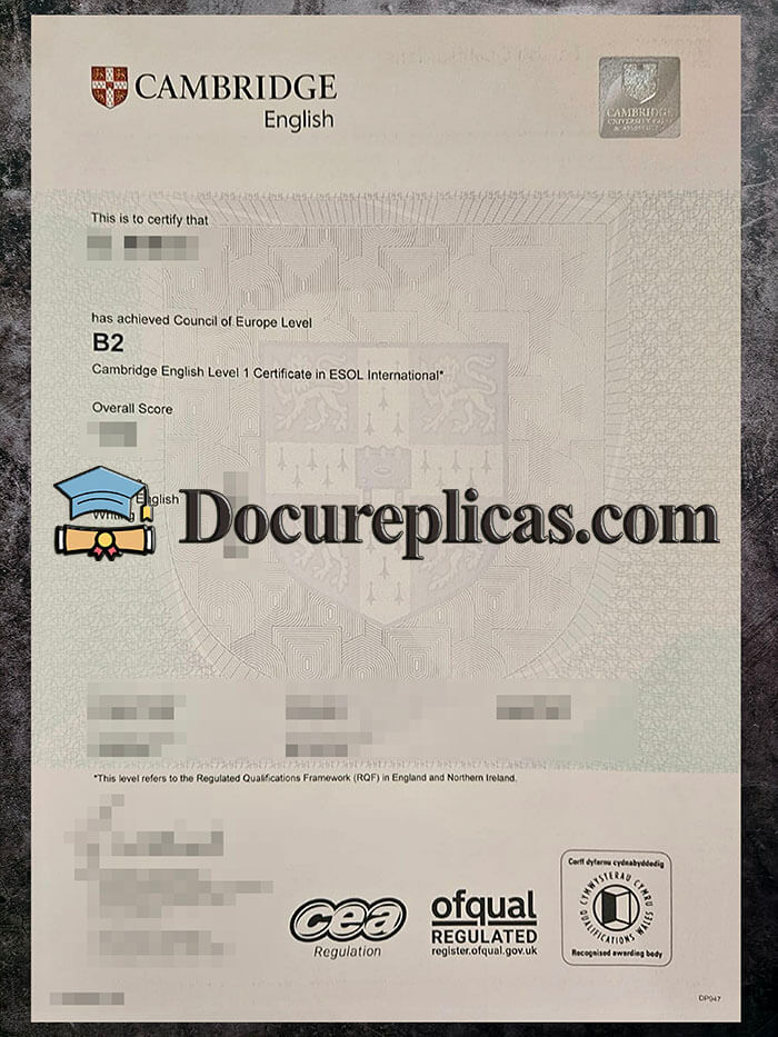 purchase realistic Cambridge English B2 Certificate