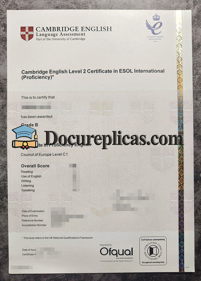 purchase realistic Cambridge English Level 2 Certificate
