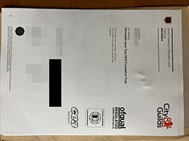purchase realistic City & Guilds Level 3 Award in Education and Training certificate