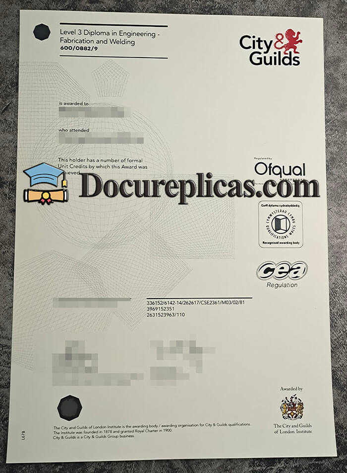 purchase realistic City & Guilds Level 3 Diploma