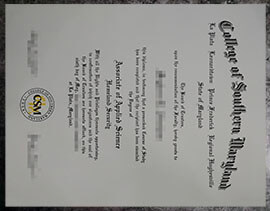 purchase realistic College of Southern Maryland degree