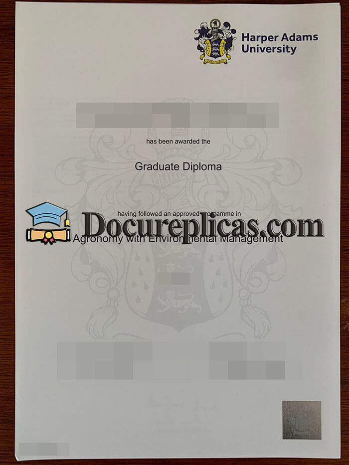 purchase realistic Harper Adams University diploma