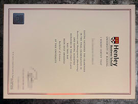 purchase realistic Henley Business School degree
