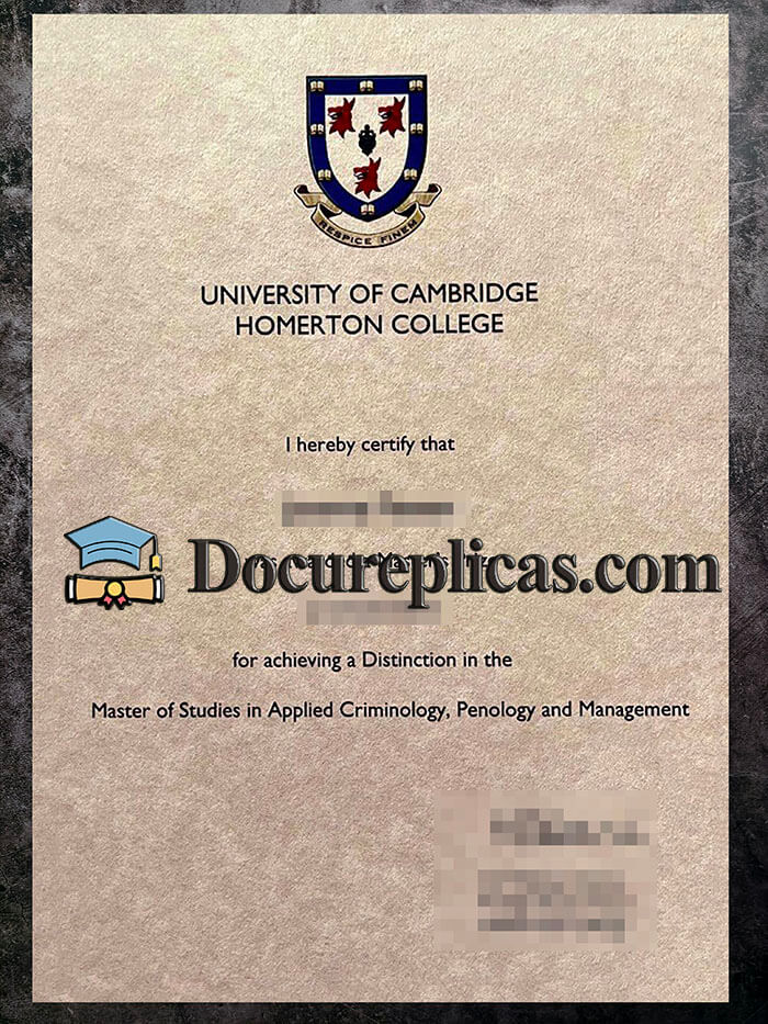 purchase realistic Homerton College Cambridge diploma