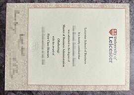 purchase realistic Leicester School of Business degree