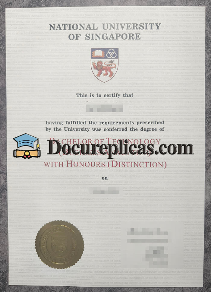 purchase realistic National University of Singapore diploma