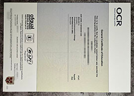 purchase realistic OCR General Certificate of Education