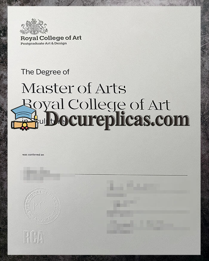 purchase realistic Royal College of Art diploma