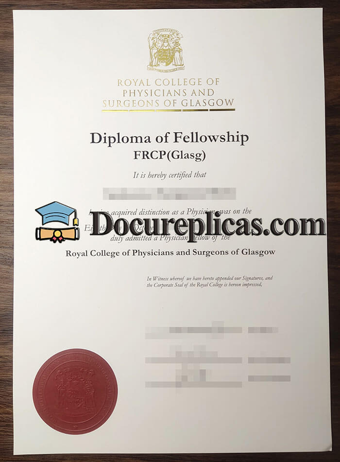 purchase realistic Royal College of Physicians and Surgeons of Glasgow diploma