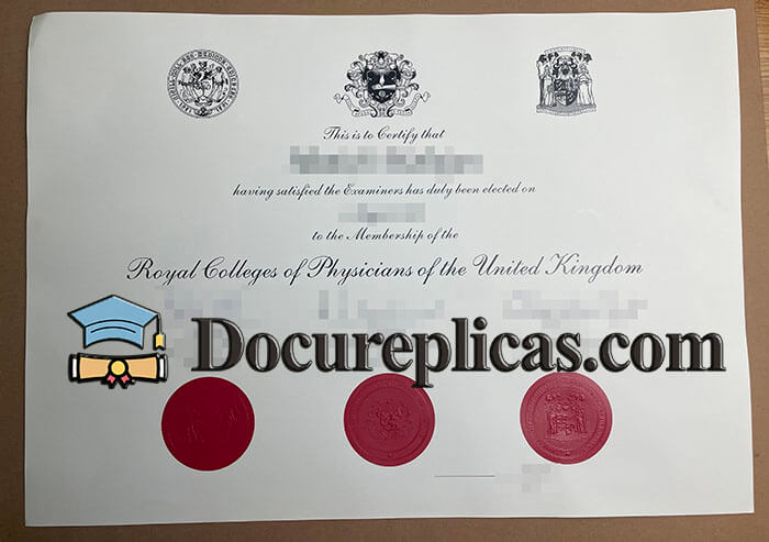 purchase realistic Royal College of Physicians of the UK certificate