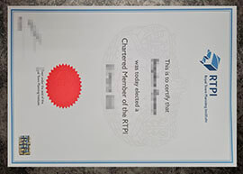 purchase realistic Royal Town Planning Institute certificate