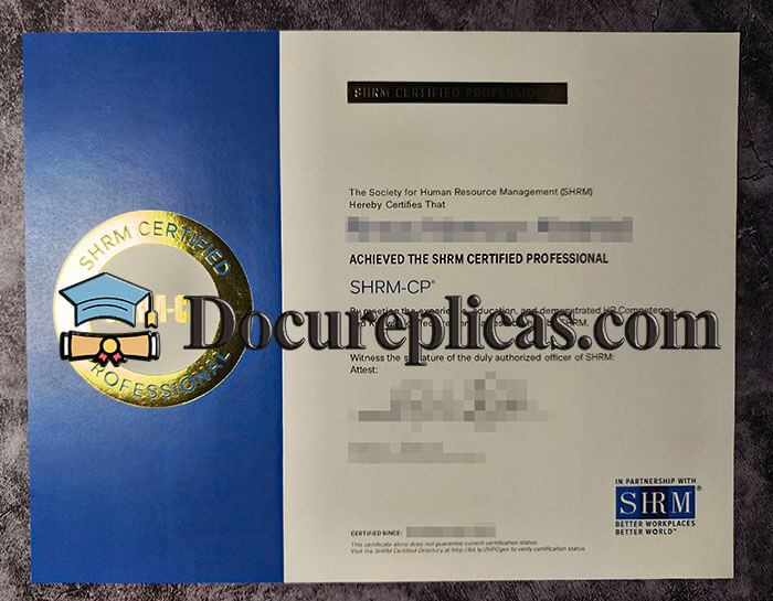 purchase realistic SHRM-CP certificate