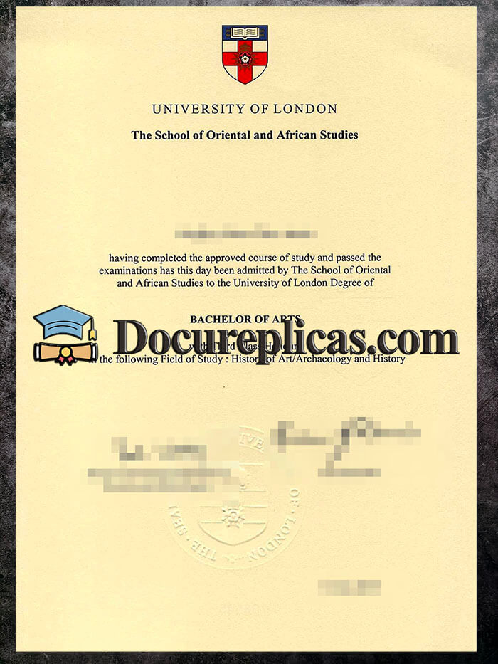 purchase realistic School of Oriental and African Studies diploma