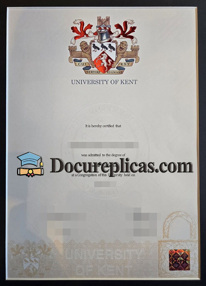 purchase realistic University Kent diploma