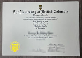 purchase realistic University of British Columbia degree