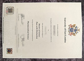 purchase realistic University of East London degree