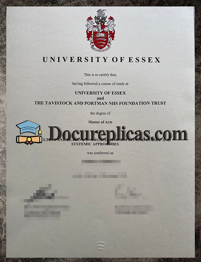 purchase realistic University of Essex diploma