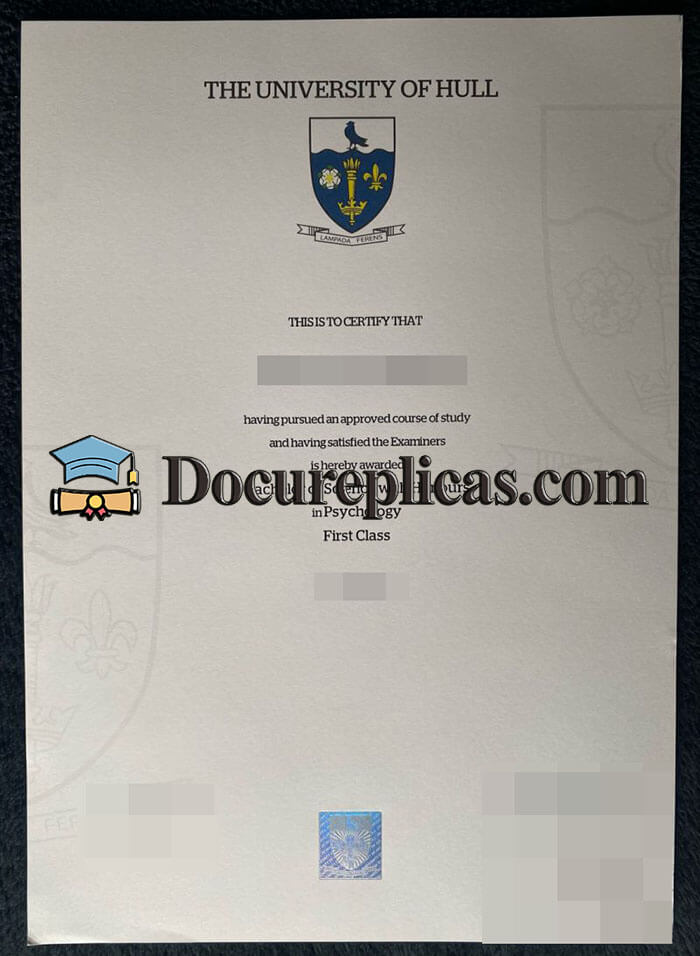 purchase realistic University of Hull diploma