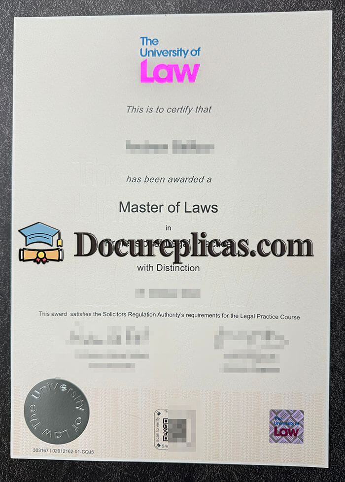 purchase realistic University of Law diploma