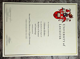 purchase realistic University of Leicester degree