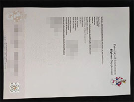 purchase realistic University of Southampton Transcript