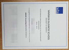 purchase realistic Warwick Business School certificate